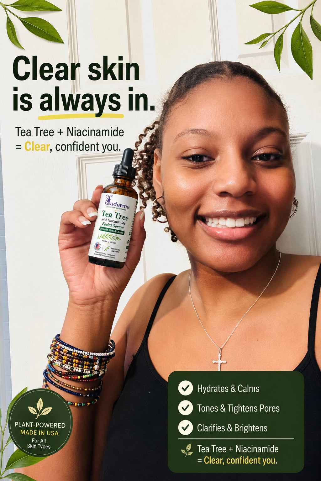 Acne prone clarifying facial serum
