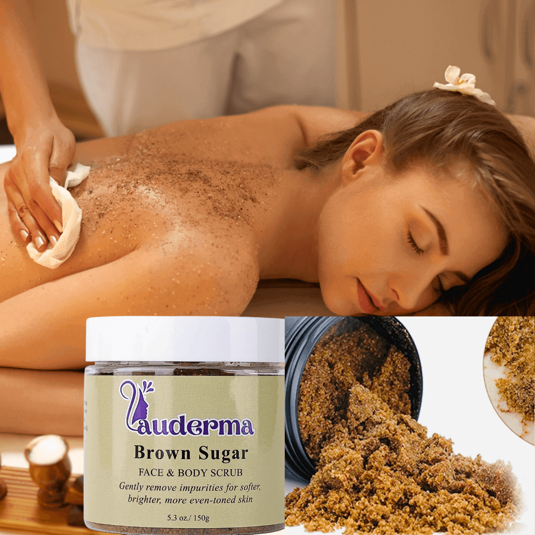 The Organic Face and Body Brown Sugar Scrub Lauderma