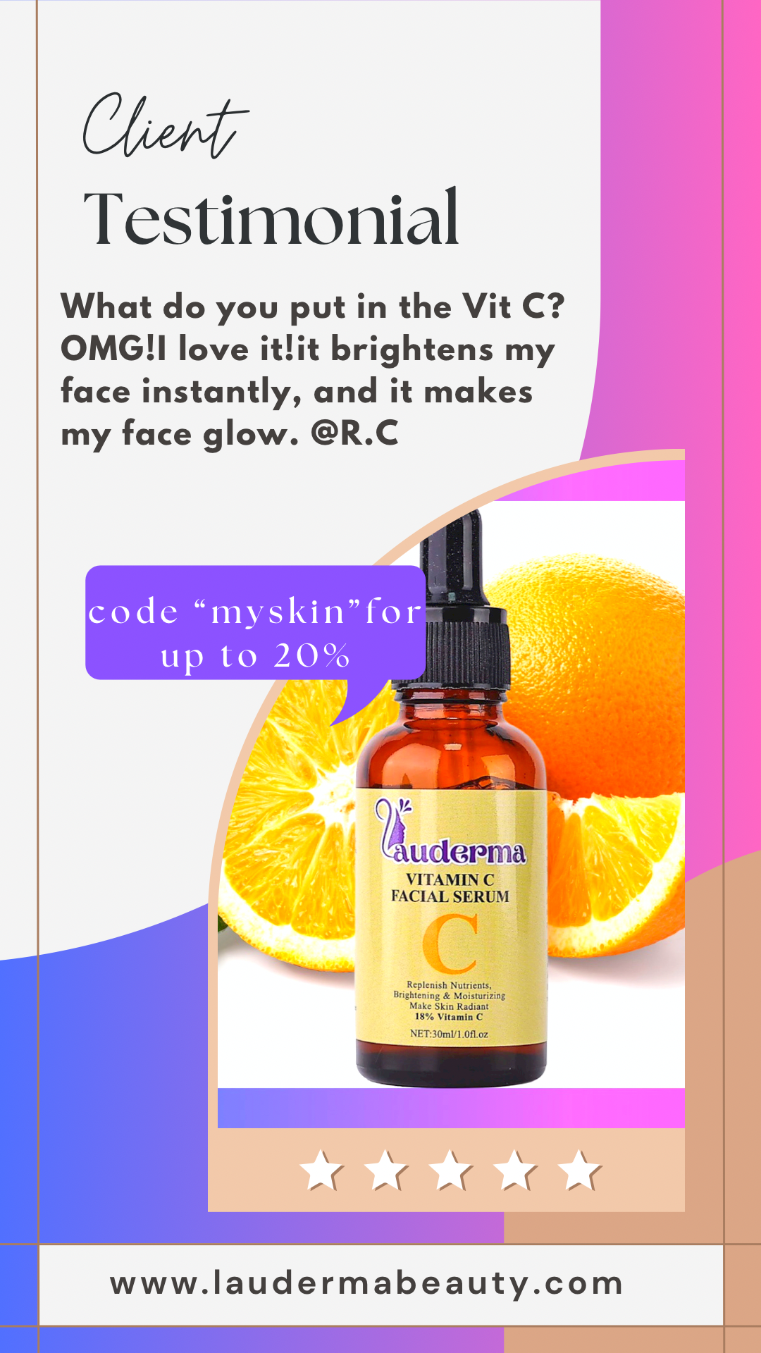 Vitamin C facial Serum