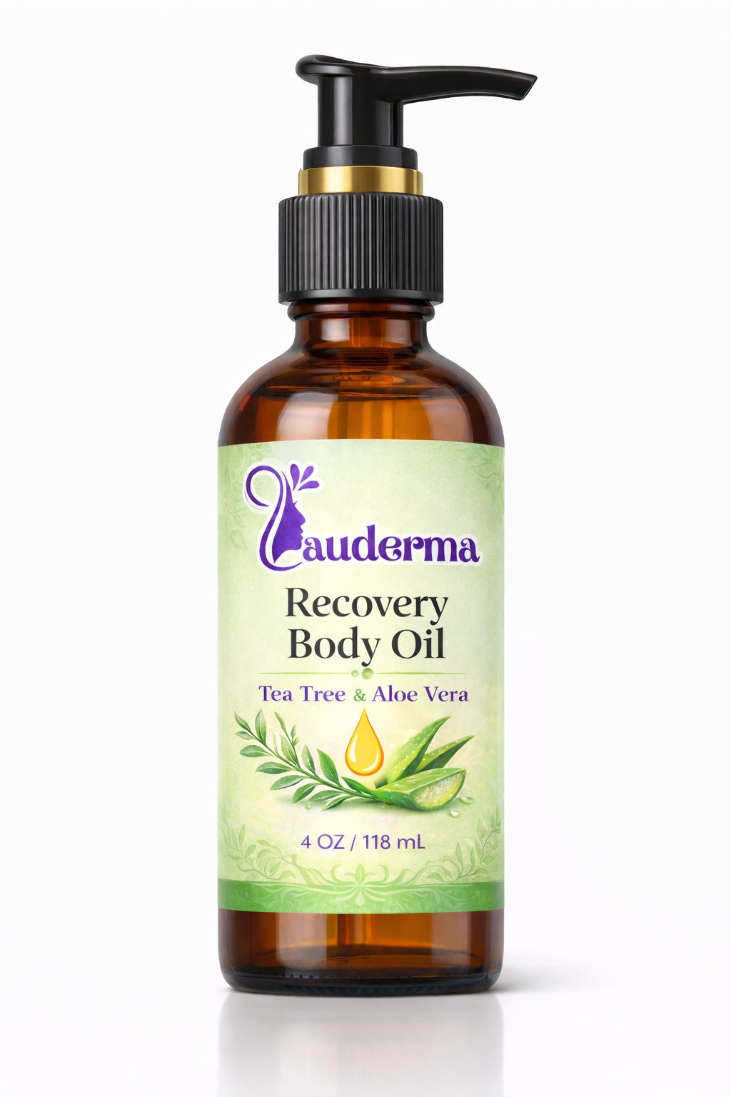 Recovery Body Oil – Tea Tree & Aloe Vera (4 oz)