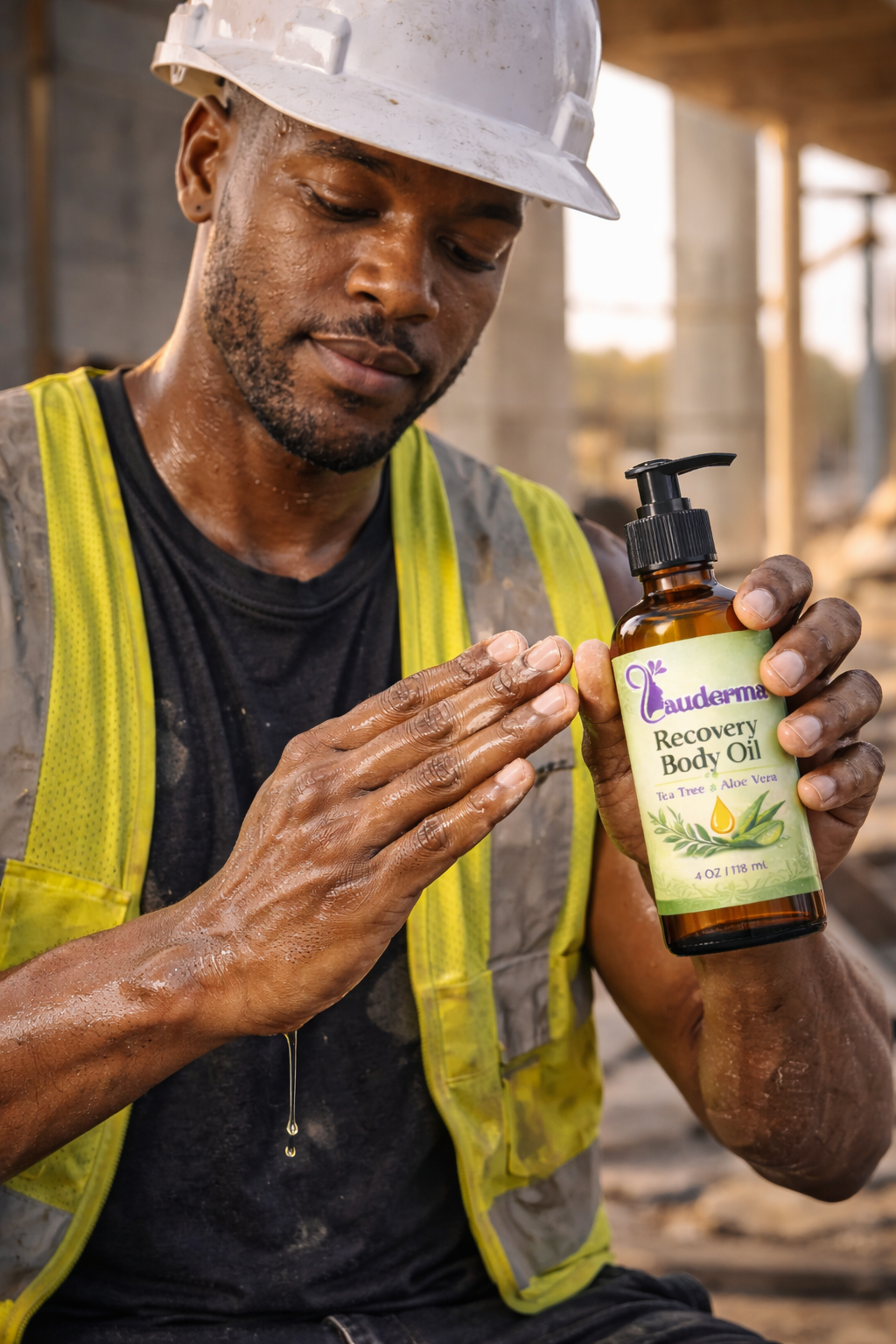 Recovery Body Oil – Tea Tree & Aloe Vera (4 oz)