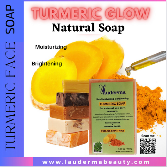 Turmeric moisturizing and brightening face soap
